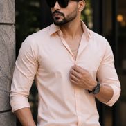 LIGHT MUSTARD Full Sleeve Versatile Shirt