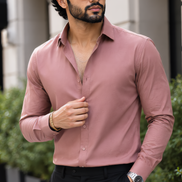 Baby Pink Full Sleeve Versatile Shirt