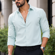 Dusky Green Full Sleeve Versatile Shirt