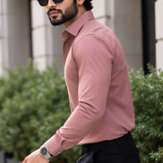 Baby Pink Full Sleeve Versatile Shirt