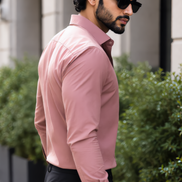 Baby Pink Full Sleeve Versatile Shirt