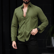 Olive Green Full Sleeve Versatile Shirt