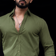Olive Green Full Sleeve Versatile Shirt