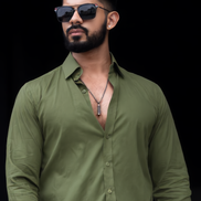 Olive Green Full Sleeve Versatile Shirt