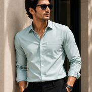 Dusky Green Full Sleeve Versatile Shirt
