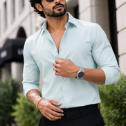 Dusky Green Full Sleeve Versatile Shirt