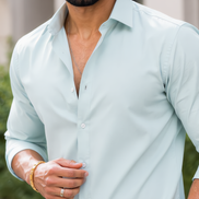 Dusky Green Full Sleeve Versatile Shirt