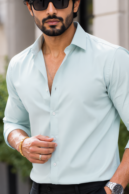 Dusky Green Full Sleeve Versatile Shirt
