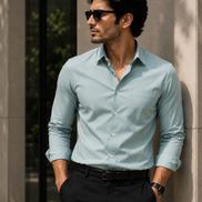 Dusky Green Full Sleeve Versatile Shirt