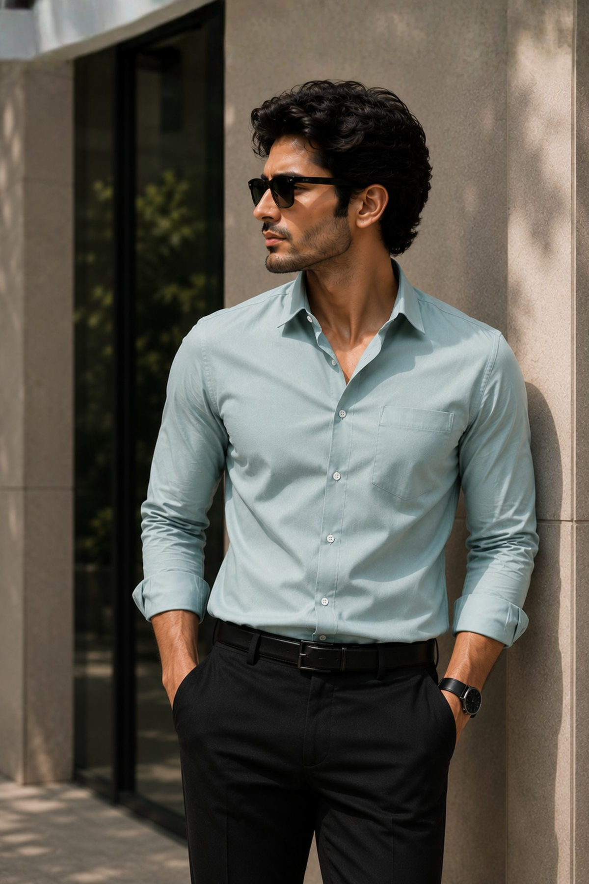 Dusky Green Full Sleeve Versatile Shirt