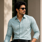 Dusky Green Full Sleeve Versatile Shirt