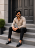 Khaki Full Sleeve Versatile Shirt
