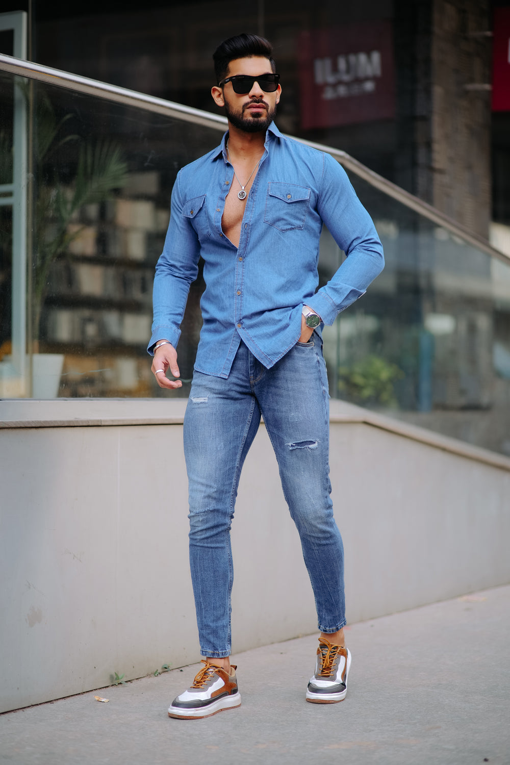 CLASSIC BLUE ULTRA SOFT DENIM SHIRT
