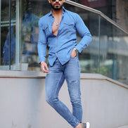 CLASSIC BLUE ULTRA SOFT DENIM SHIRT
