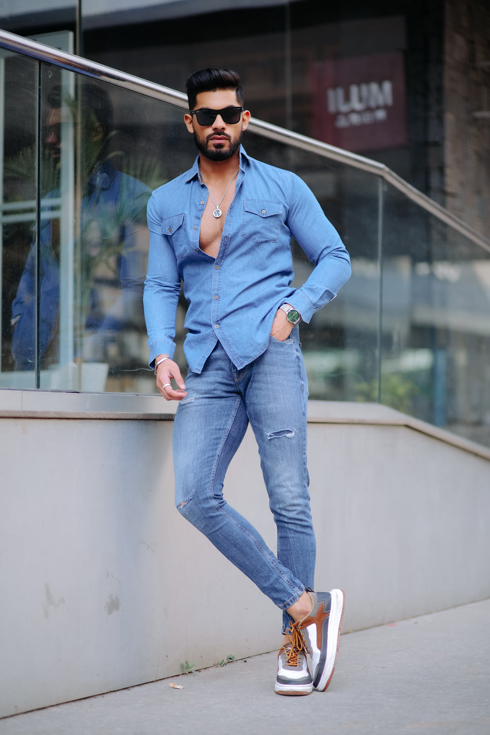 CLASSIC BLUE ULTRA SOFT DENIM SHIRT