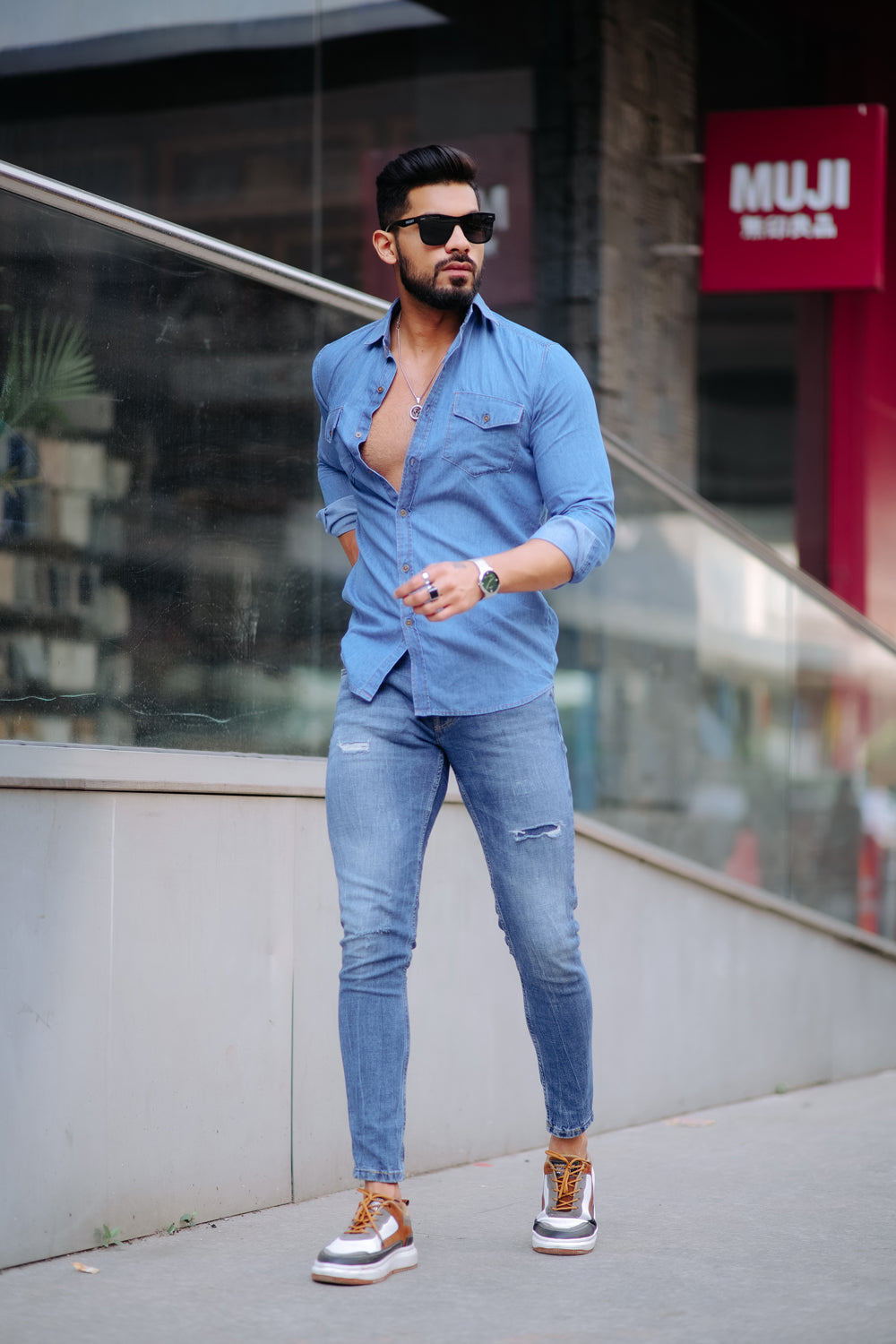CLASSIC BLUE ULTRA SOFT DENIM SHIRT