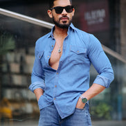 CLASSIC BLUE ULTRA SOFT DENIM SHIRT