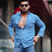 CLASSIC BLUE ULTRA SOFT DENIM SHIRT
