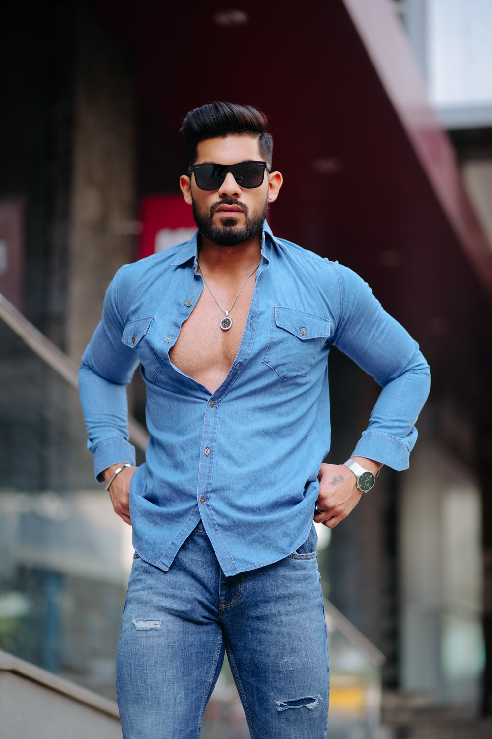 CLASSIC BLUE ULTRA SOFT DENIM SHIRT