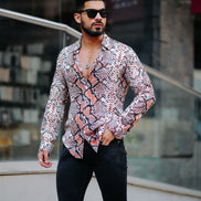 DRAGON FUR LUXURIOUS MEN'S SHIRT