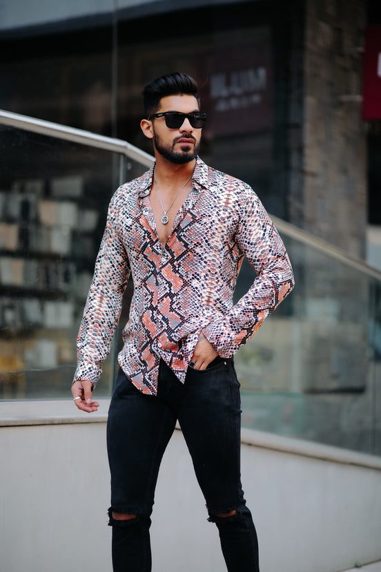 DRAGON FUR LUXURIOUS MEN'S SHIRT