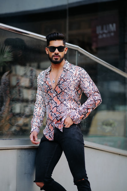 DRAGON FUR LUXURIOUS MEN'S SHIRT