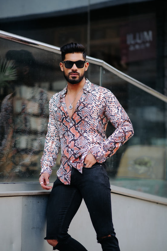 DRAGON FUR LUXURIOUS MEN'S SHIRT
