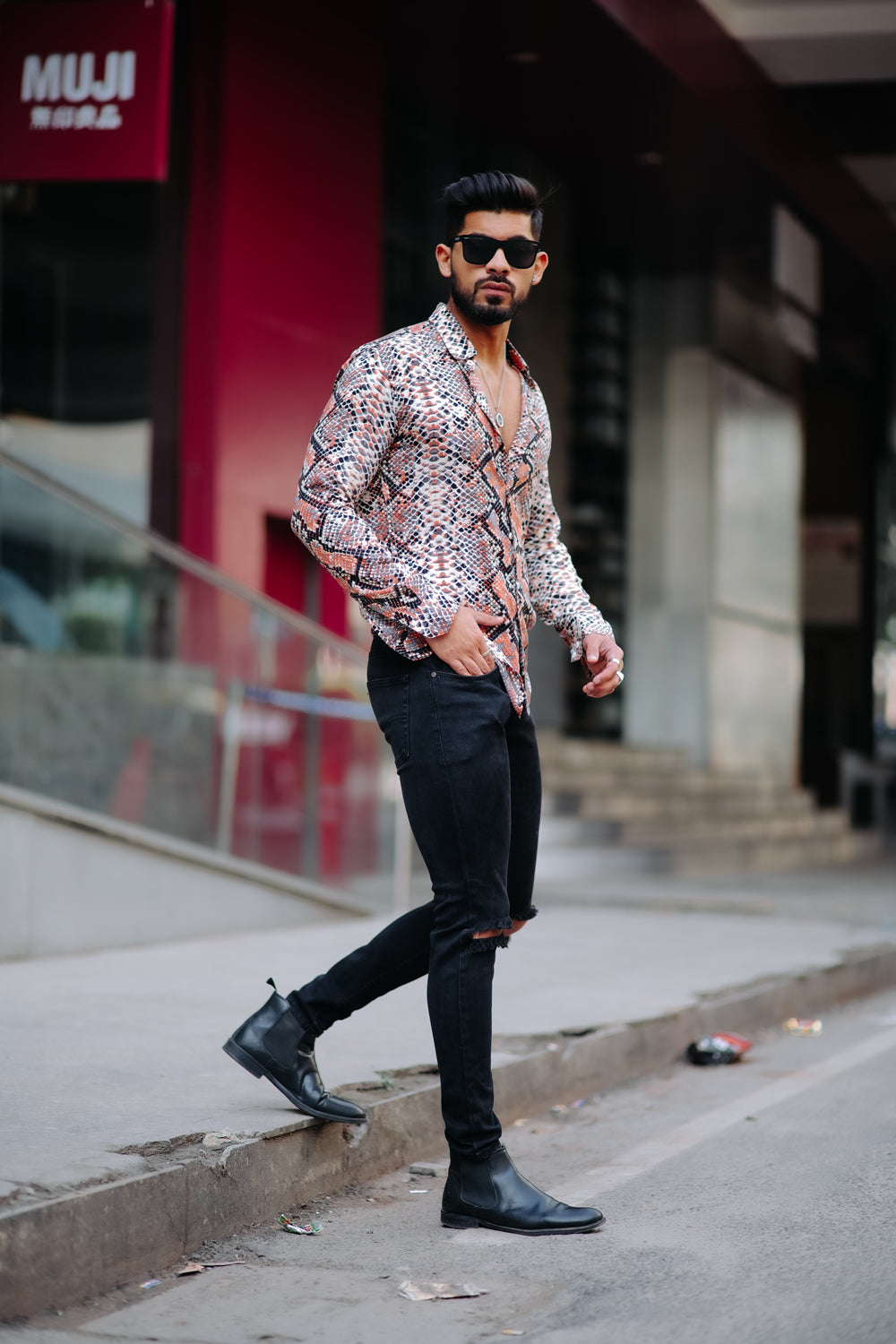 DRAGON FUR LUXURIOUS MEN'S SHIRT