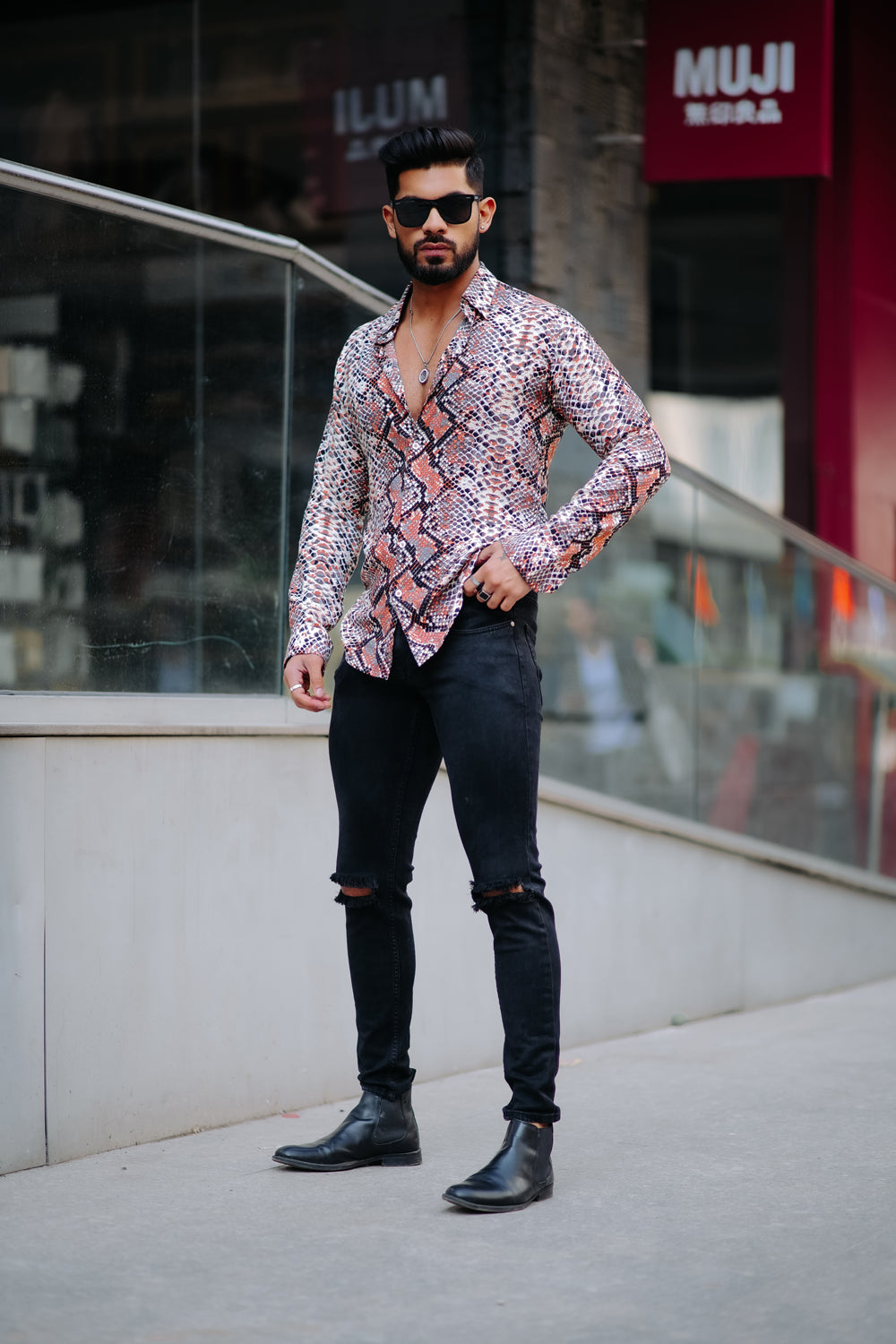 DRAGON FUR LUXURIOUS MEN'S SHIRT