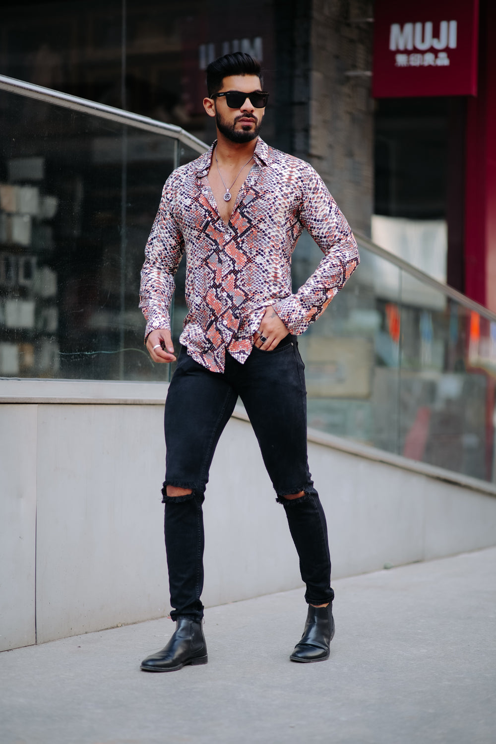 DRAGON FUR LUXURIOUS MEN'S SHIRT