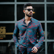 DIANNE GREEN PRINTED SUPER SOFT PREMIUM COTTON DESIGNER SHIRT