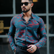 DIANNE GREEN PRINTED SUPER SOFT PREMIUM COTTON DESIGNER SHIRT