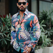 AMAZON TROPICAL PRINTED SUPER SOFT PREMIUM COTTON DESIGNER SHIRT