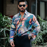 AMAZON TROPICAL PRINTED SUPER SOFT PREMIUM COTTON DESIGNER SHIRT