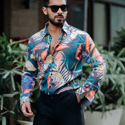 AMAZON TROPICAL PRINTED SUPER SOFT PREMIUM COTTON DESIGNER SHIRT