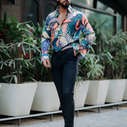 AMAZON TROPICAL PRINTED SUPER SOFT PREMIUM COTTON DESIGNER SHIRT