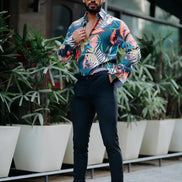 AMAZON TROPICAL PRINTED SUPER SOFT PREMIUM COTTON DESIGNER SHIRT