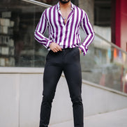 Purple Stripe Shirt