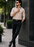 Beige Shirt - Pure cotton
