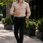 Beige Shirt - Pure cotton