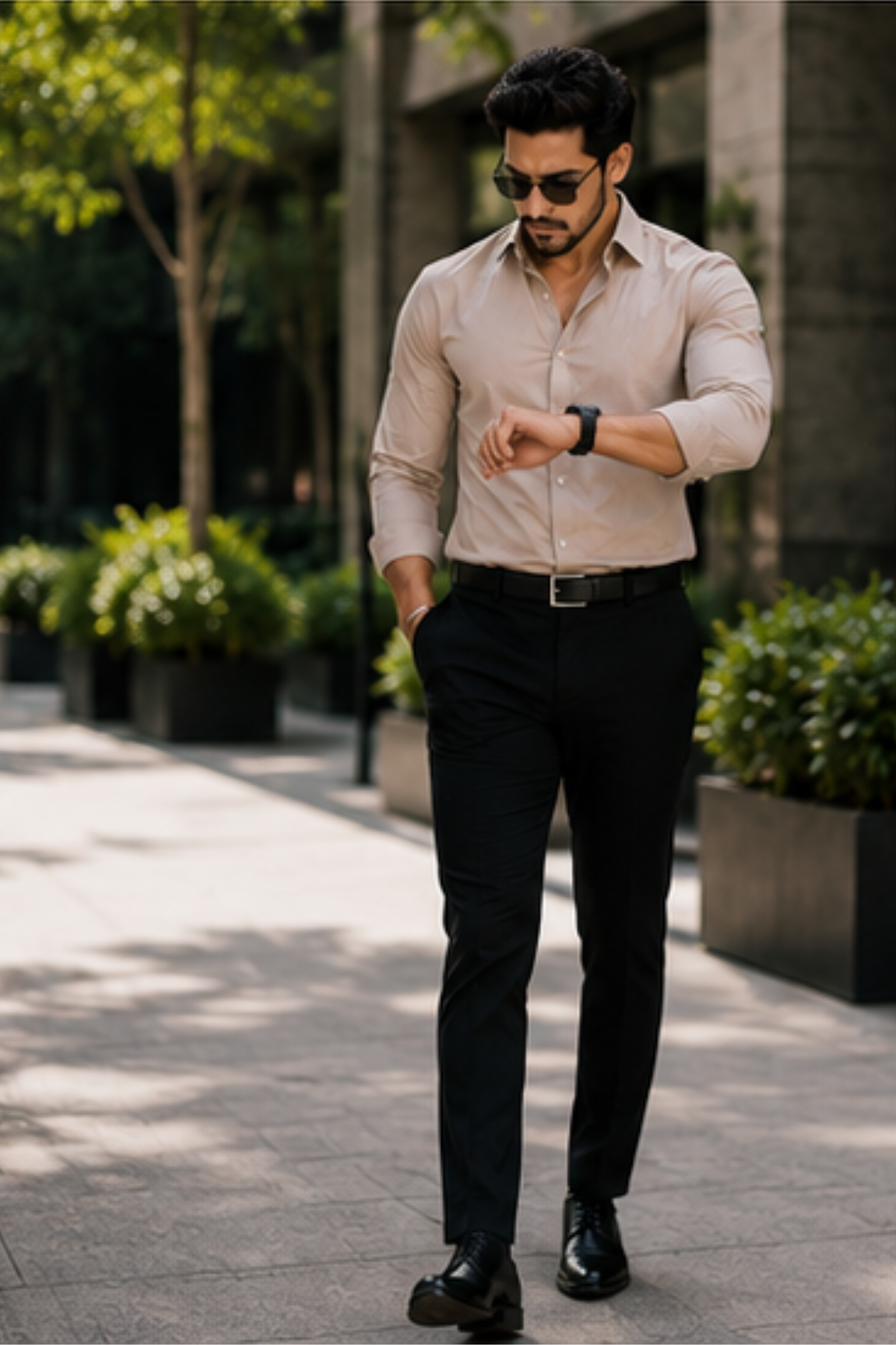 Beige Shirt - Pure cotton