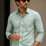 Dusky Green Full Sleeve Versatile Shirt