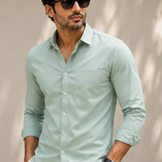 Dusky Green Full Sleeve Versatile Shirt
