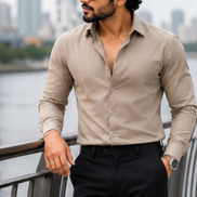 Khaki Full Sleeve Versatile Shirt