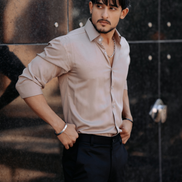 Beige Shirt - Pure cotton