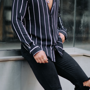 Black Stripe Shirt