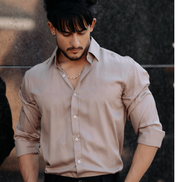 Beige Shirt - Pure cotton