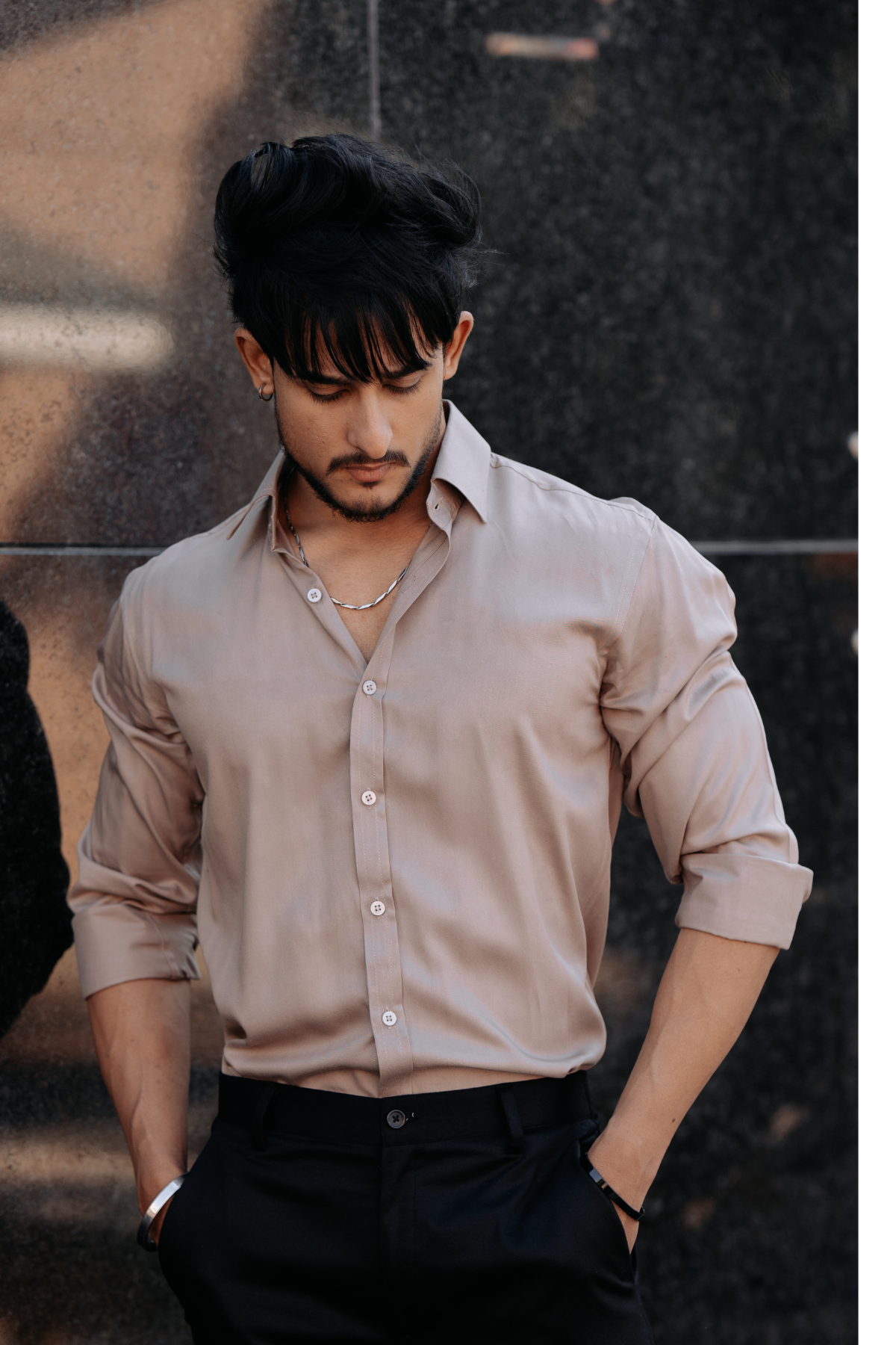 Beige Shirt - Pure cotton