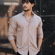 Beige Shirt - Pure cotton