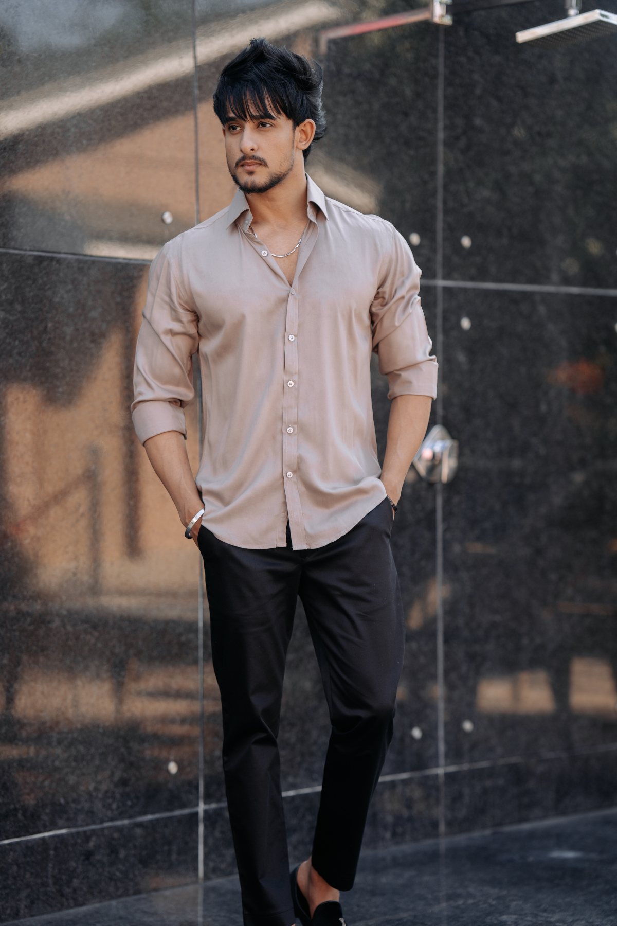 Beige Shirt - Pure cotton